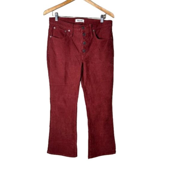 MADEWELL Cali Demi-Boot Stretch Corduroy Size 30 - Picture 1 of 8